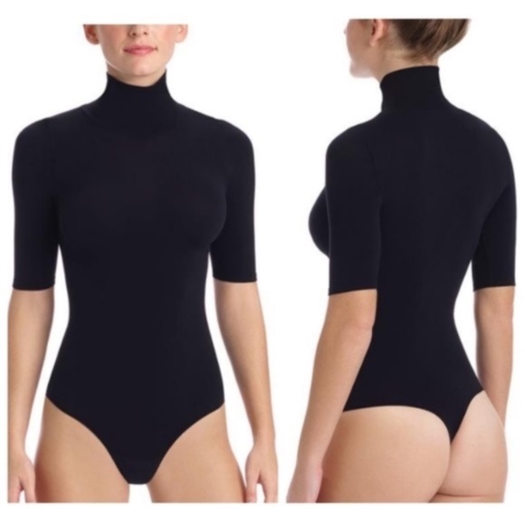 NWT Commando Ballet Short Sleeve Turtleneck Bodysuit - Picture 2 of 12